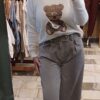 Jeans šedé L, MELLY&CO