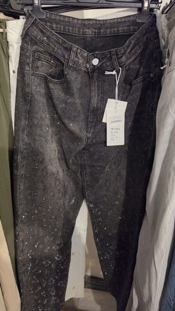 Jeans s kamínkem M